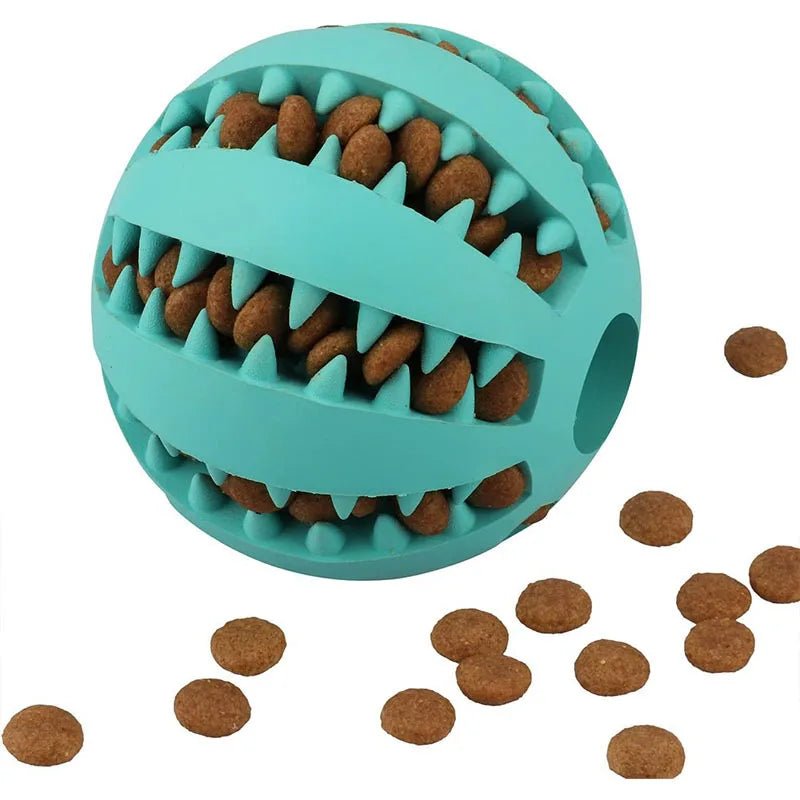 Balle distributeur de friandises chien – aide au nettoyage des dents