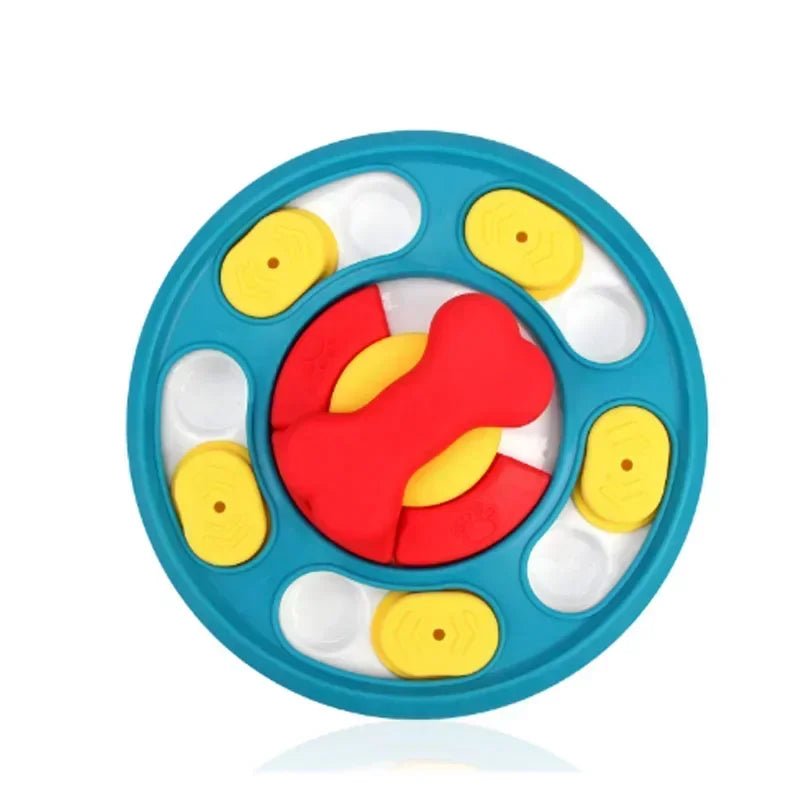 Mangeoire lente pour petit chien actif – jeu mental intérieur