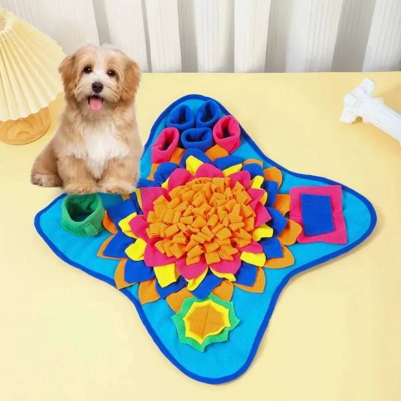 Tapis reniflage pour chien intérieur – jeu d’occupation apaisant