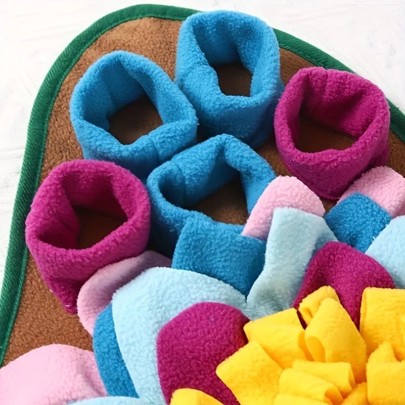 Tapis de fouille interactif pour chien anxieux en appartement