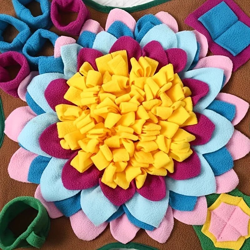 Tapis de recherche de friandises pour chien en intérieur