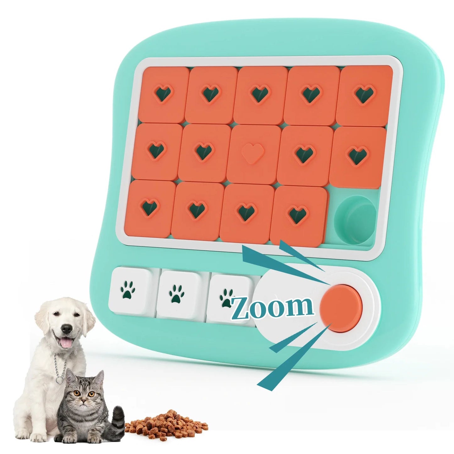 Jouet d’intelligence pour chien intérieur – mangeoire anti-glouton