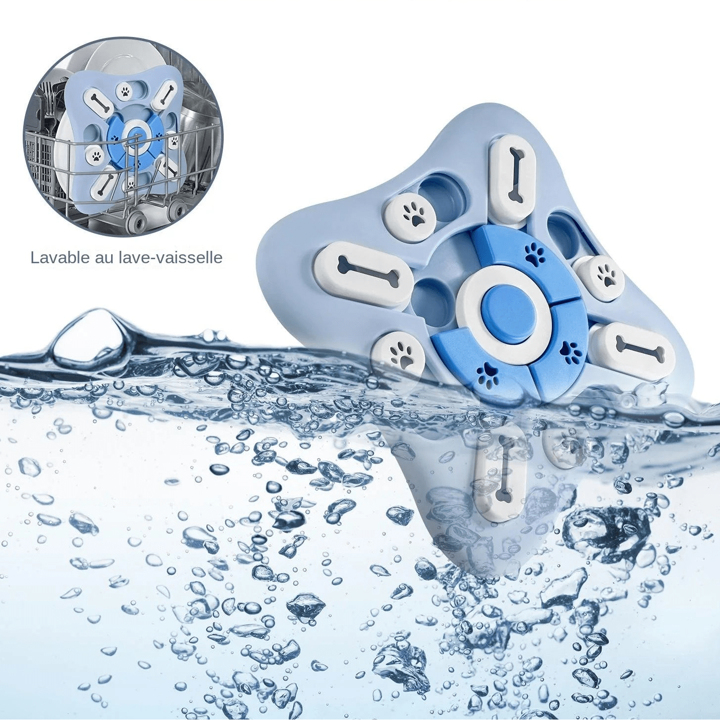 Jouet puzzle pour chien intérieur – stimulation mentale et alimentation lente